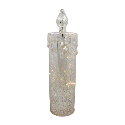 Northlight 13" Led Lighted Dripping Flameless Candle