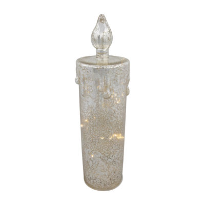 Northlight 13" Led Lighted Dripping Flameless Candle