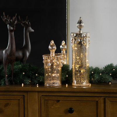 Northlight 13" Led Lighted Dripping Flameless Candle