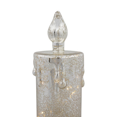 Northlight 13" Led Lighted Dripping Flameless Candle