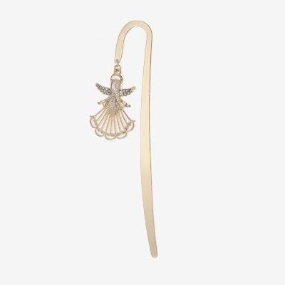 Monet Jewelry Gold Tone Shepherds Hook Angel Bookmark