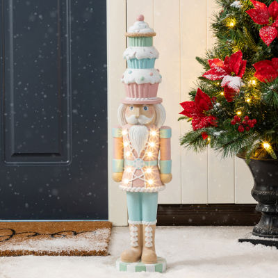 Glitzhome 28 Porch Drc Christmas Tabletop Decor