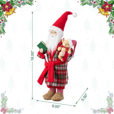 Glitzhome 18 Figurine Christmas Figurine