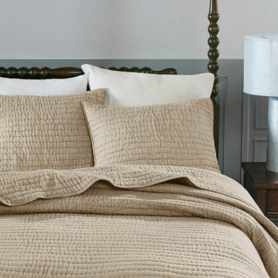 Madison Park Signature Serene 3-pc. Solid Quilt Set