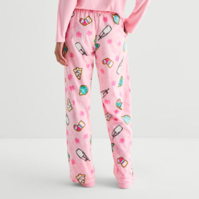 Sleep Chic Womens Fleece Pajama Pants With Sock