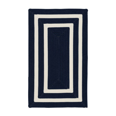 Colonial Mills Monica Double Bordered Braided Reversible Indoor Outdoor ...