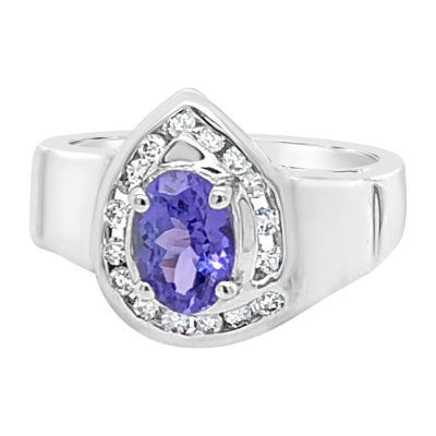 Le Vian® Grand Sample Sale™ Ring featuring Blueberry Tanzanite® set in 18K Vanilla Gold®