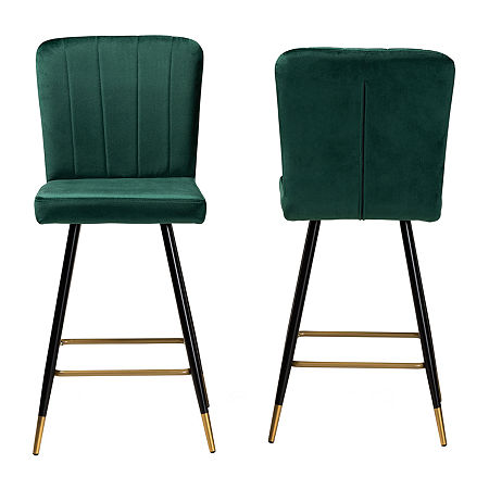 Preston Dining Collection 2-pc. Bar Stool, One Size, Green