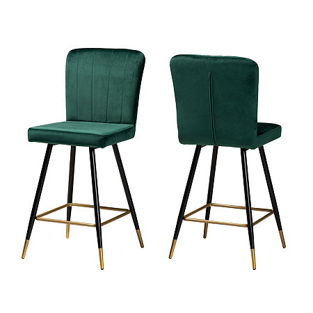 Preston Dining Collection 2-pc. Bar Stool, One Size, Green