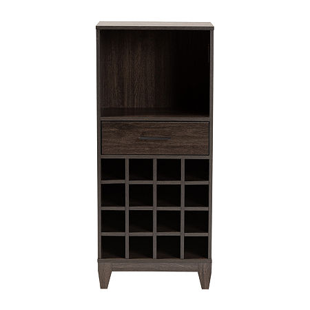 Trenton Dining Room Collection Wine Cabinet, One Size, Brown