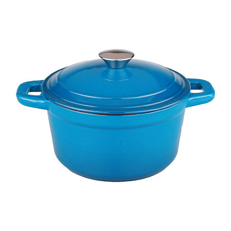 BergHOFF Neo 7-qt. Round Cast Iron Casserole Dish, One Size, Blue