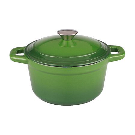 BergHOFF Neo 7-qt. Round Cast Iron Casserole Dish, One Size, Green