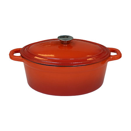 BergHOFF Neo 5-qt. Oval Cast Iron Casserole Dish, One Size, Orange