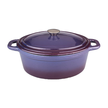 BergHOFF Neo 8-qt. Oval Cast Iron Casserole Dish, One Size, Purple