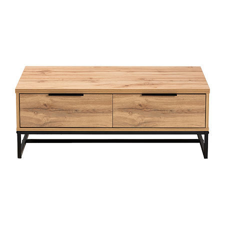 Franklin Living Room Collection 2-Drawer Coffee Table, One Size, Brown -  BAXTON STUDIO, 79441520018