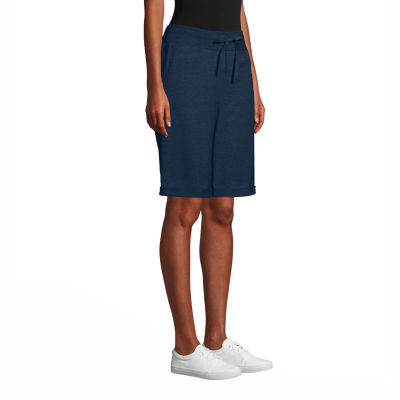 Marika Women's Eclipse High Rise Bermuda Shorts With Pockets - 9 Inch Inseam Tummy Control Workout Shorts - View #11