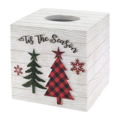 Avanti Tis The Season Tissue Box Cover