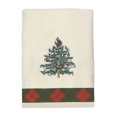 Spode Christmas Tree Tartan Hand Towel