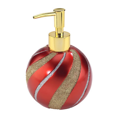 Avanti Red Ornament Soap Dispenser