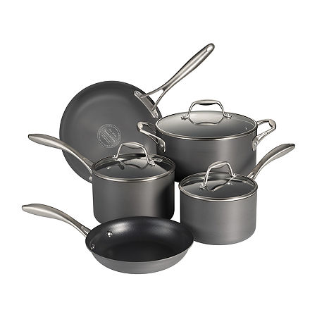 Tramontina Hard Anodized 8-pc. Cookware Set, One Size, Gray