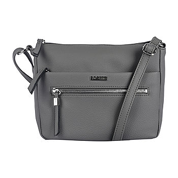 Rosetti Oakley Mini Crossbody Bag, Faux Leather Purse, Adjustable