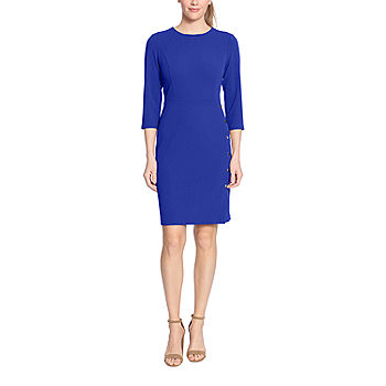 Ivy & Blue 3/4 Sleeve Sheath Dress - JCPenney