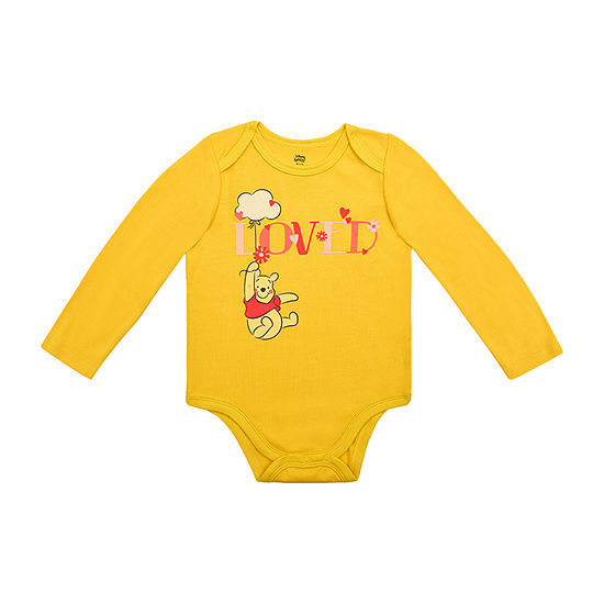 Okie Dokie Baby Girls Winnie The Pooh Bodysuit