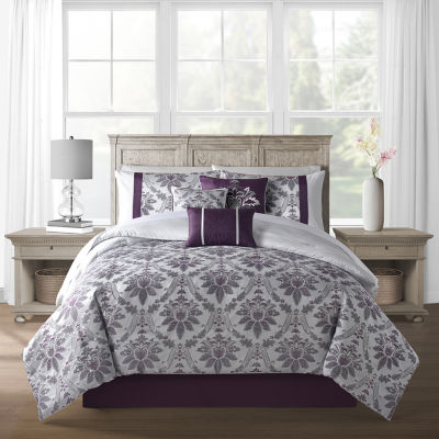 Richmond Park Stafford 7pc. Jacquard Midweight Comforter Set, Color