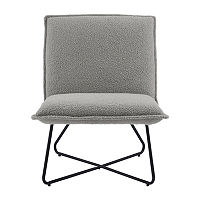 Kincaid Sherpa Accent Chair, One Size, Gray