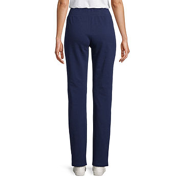 St. John's Bay Womens Slim Leg Pant, Color: Charcoal Heather - JCPenney