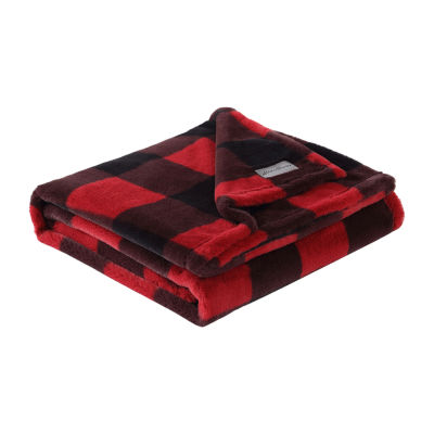 Eddie Bauer Cabin Lightweight Throw USHSHG1235867, Color Red Black JCPenney