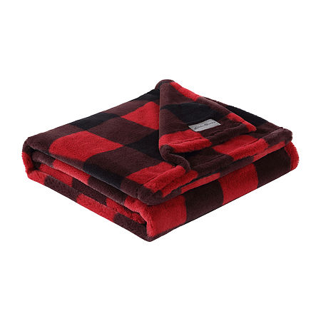 Eddie Bauer Cabin Lightweight Throw, One Size, Red