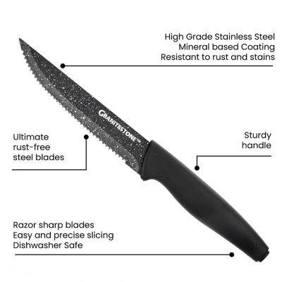 Granitestone Nutriblade 6-pc. Steak Knife Set