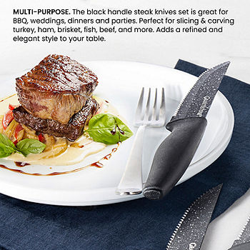 Cuisinart Forged Triple Rivet CARVING KNIFE and FORK SET Turkey