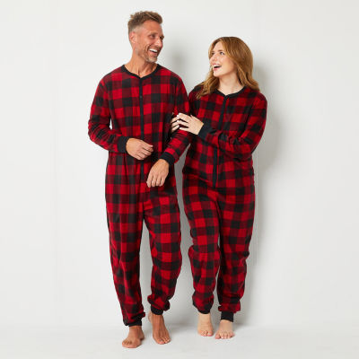 Family Pajamas Matching Family Pajamas Men's Checkered One-Piece Pajamas,  Created for Macy's