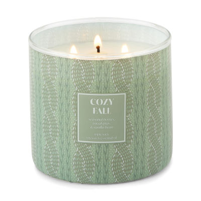 Distant Lands 14 Oz. 3 Wick Cozy Fall Jar Candle