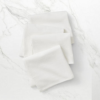 Cooks 4-pc. Flour Sack Kitchen Towel, Color: White - JCPenney