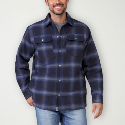 Free Country Mens Utility Midweight Shirt Jacket - JCPenney