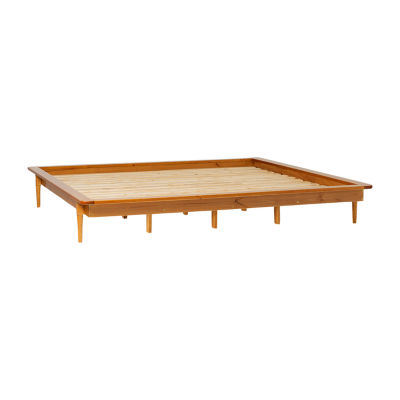 King Spindle Platform Bed