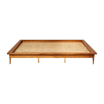 King Spindle Platform Bed