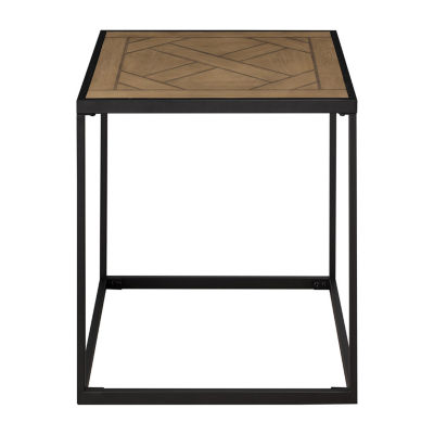 Powder Coated Square End Table