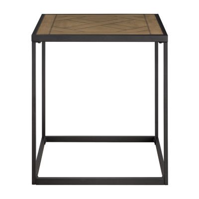 Powder Coated Square End Table