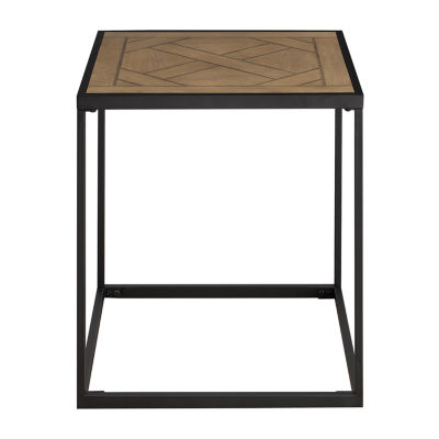 Powder Coated Square End Table