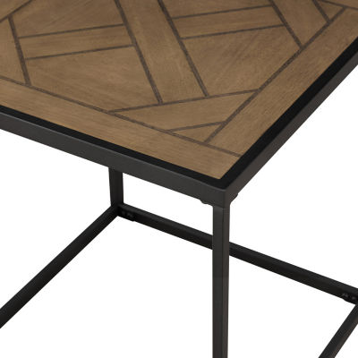 Powder Coated Square End Table