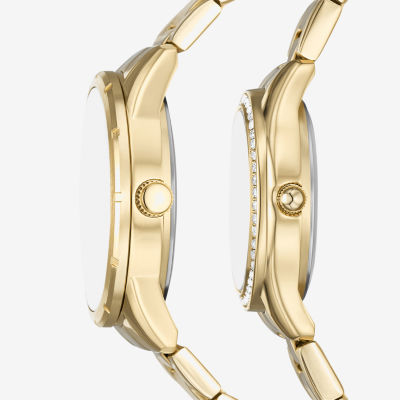 Relic By Fossil Unisex Adult Gold Tone Stainless Steel Bracelet Watch Zr97016