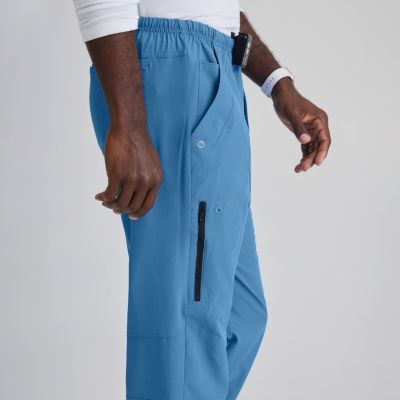 Barco One 0217 Amplify 7-Pocket Zip-Fly Mens Short Tag Free Stretch Fabric Moisture Wicking Scrub Pant