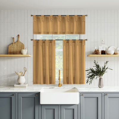 Archaeo Boulder Tab Top Tailored Valance