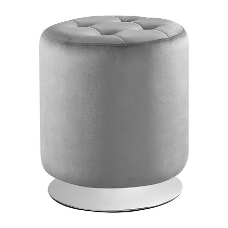 Tanager Swivel Ottoman, One Size, Gray