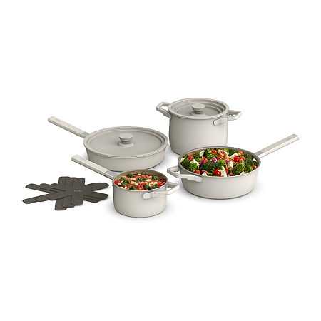 Bella StoreMore Fits-anywhere Ceramic 9-pc. Cookware Set, One Size, Beige