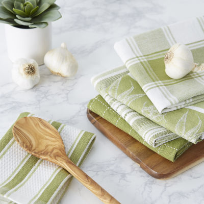 Design Imports Parsley 5-pc. Dish Cloths